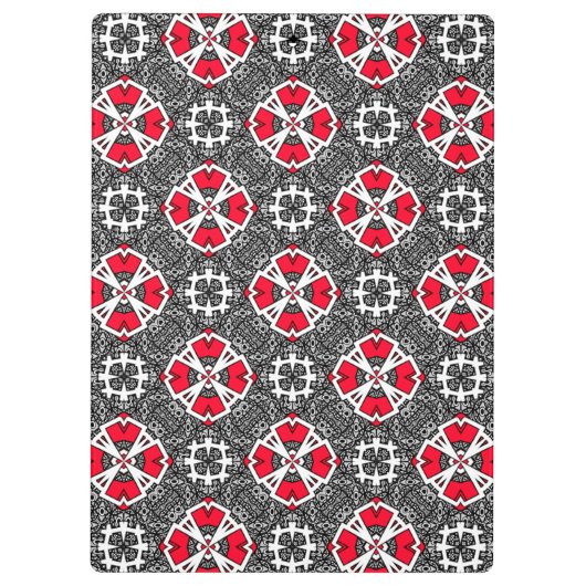 Deel zestien's caleidoscoop art vier klembord (Achterkant)