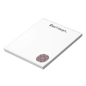 Deel zestien's caleidoscoop art vier notitieblok (Linkerzijde)