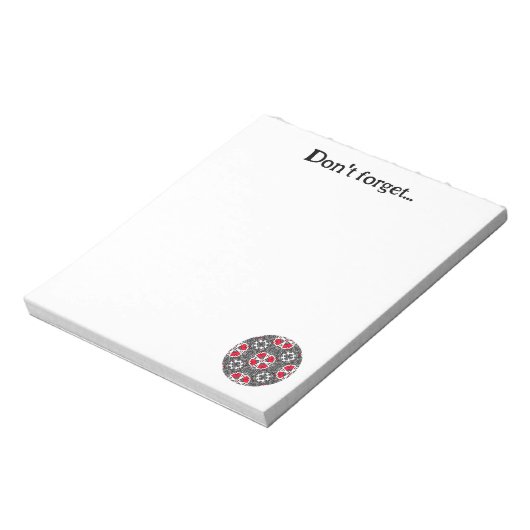 Deel zestien's caleidoscoop art vier notitieblok (Linkerzijde)