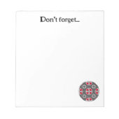 Deel zestien's caleidoscoop art vier notitieblok (Voorkant)