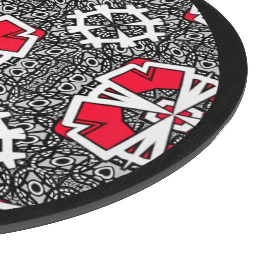 Deel zestien's caleidoscoop art vier snijplank (Hoek)