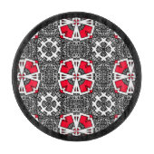 Deel zestien's caleidoscoop art vier snijplank (Voorkant)