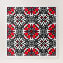 Deel zestien's caleidoscoop art vijf legpuzzel