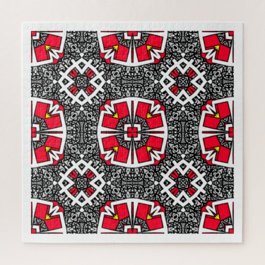 Deel zestien's caleidoscoop art vijf legpuzzel (Verticaal)