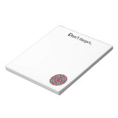 Deel zestien's caleidoscoop art vijf notitieblok (Linkerzijde)