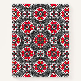 Deel zestien's caleidoscoop art vijf notitieboek