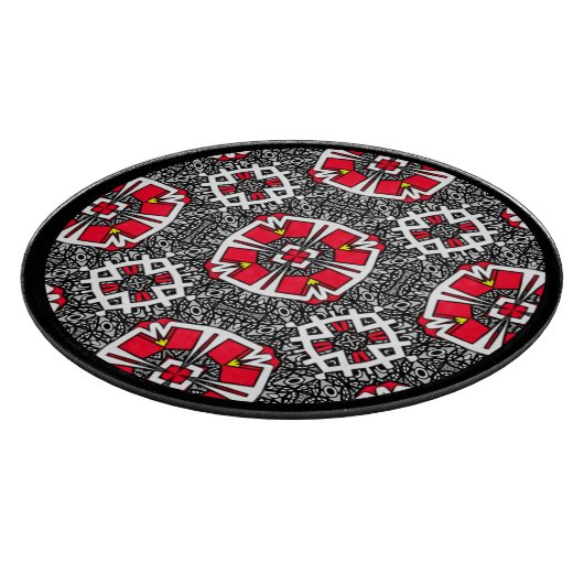 Deel zestien's caleidoscoop art vijf snijplank (Hoek)