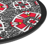 Deel zestien's caleidoscoop art vijf snijplank (Hoek)