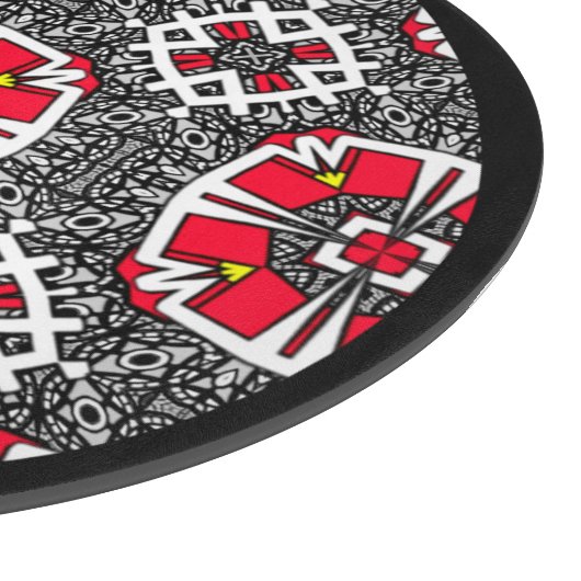 Deel zestien's caleidoscoop art vijf snijplank (Hoek)