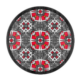 Deel zestien's caleidoscoop art vijf snijplank