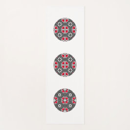 Deel zestien's caleidoscoop art zes yogamat