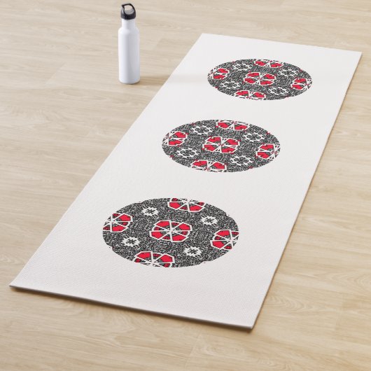 Deel zestien's caleidoscoop art zes yogamat (In situ)