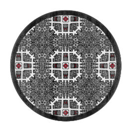 Deel zestien's caleidoscoop kunst negentien snijplank