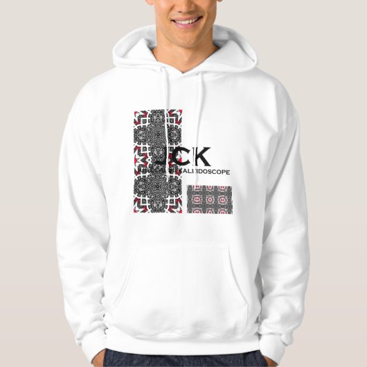 Deel zestien's caleidoscoop kunst twintig hoodie (Voorkant)