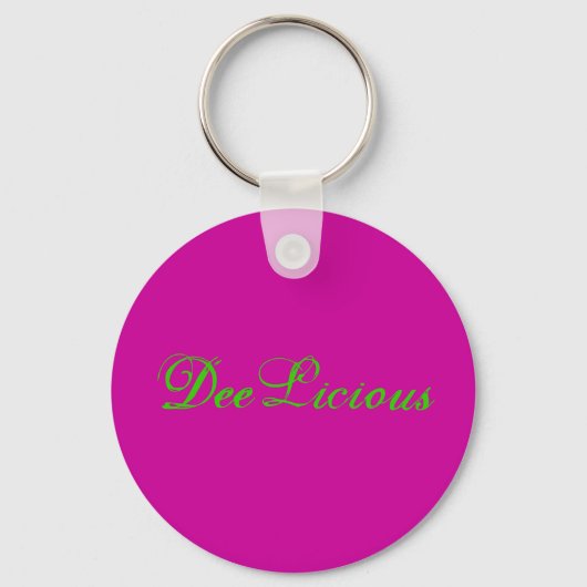 DeeLicious Sleutelhanger (Voorkant)
