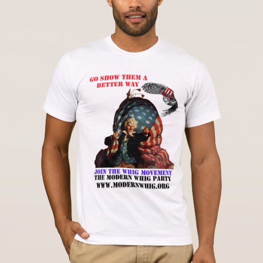 Deelname aan de Whig-beweging - Mannen T-shirt (Voorkant)