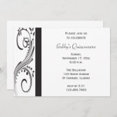 Deelname aan het programma Black and White Swirl Q (Voorkant / Achterkant)