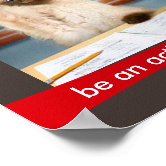 Deelname is een Poster voor een virtueel klaslokaa (Hoek)