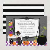 Deelname van heksen Tea Kaart (Voorkant / Achterkant)