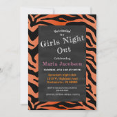 Deelname van tijgergestreepte printplaat kaart (Voorkant)