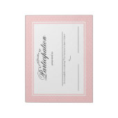 Deelnamecertificaten Notitieblok (Linkerzijde)