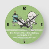 Deelnemen aan het leven ronde klok (Voorkant)