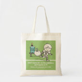Deelnemen aan het leven tote bag (Voorkant)
