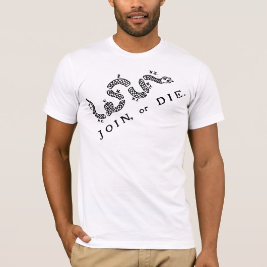 deelnemen of sterven t-shirt (Voorkant)