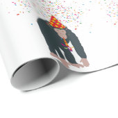 Deelnemende dieren met een partij cadeaupapier (Rol Hoek)