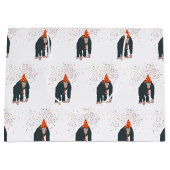 Deelnemende dieren met een partij groot cadeauzakje (Voorkant)