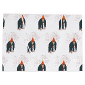 Deelnemende dieren met een partij groot cadeauzakje (Achterkant)