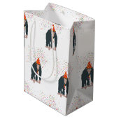 Deelnemende dieren met een partij medium cadeauzakje (Achterkant Gekanteld)