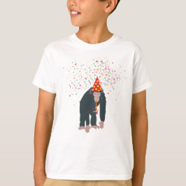 Deelnemende dieren met een partij t-shirt