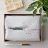 Deelnemende dieren met een partij tissuepapier (Geschenk)