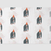 Deelnemende dieren met een partij tissuepapier (Voorkant)