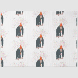 Deelnemende dieren met een partij tissuepapier