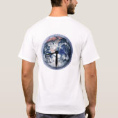 Deelnemer Earth Hour (met klokken) T-shirt (Achterkant)