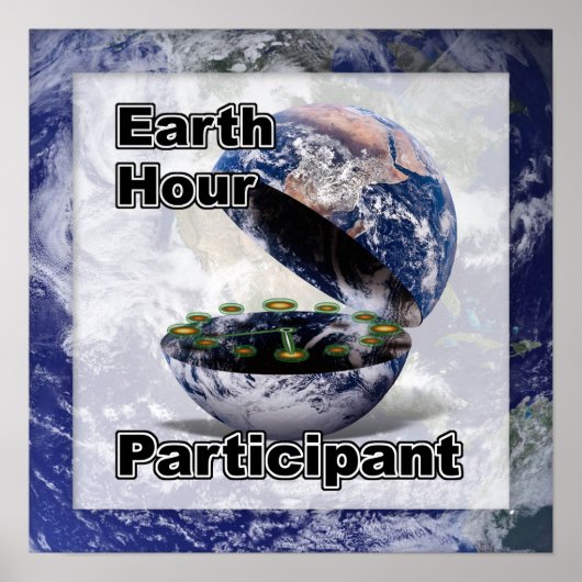 Deelnemer Earth Hour Poster (Voorkant)