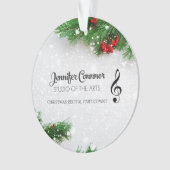 Deelnemeringsornament voor recital ornament (voorkant)