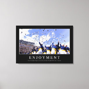 Deelneming: Inspirerend prijsopgave Canvas Afdruk