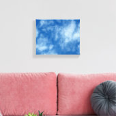 Deels Cloudy Blue Sky Foto op Wrapped Canvas Afdruk (Insitu (Woonkamer))