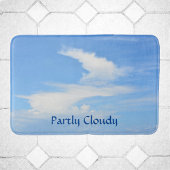 Deels Cloudy Sky met een spiraal Badmat