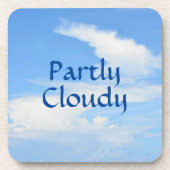 Deels Cloudy Sky met een Twist Bier Onderzetter (Voorkant)