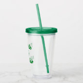 Deels Iers, Alle Problemen St. Patrick's Day Acryl Drinkbeker (Links)