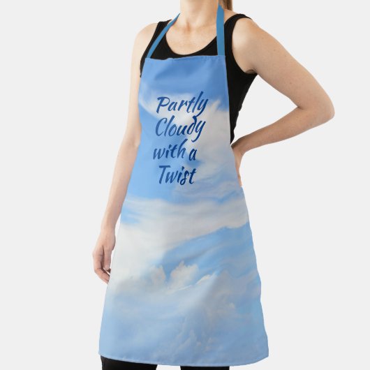 Deels troebel met een  Twist Sky Blue Schort (Insitu)