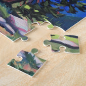Deels troebel - Mountain Puzzle Legpuzzel (Zijkant)