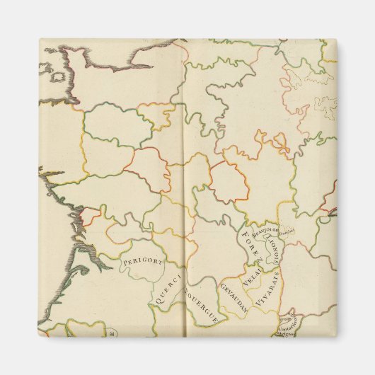 Deelsector Frankrijk Magneet (Voorkant)