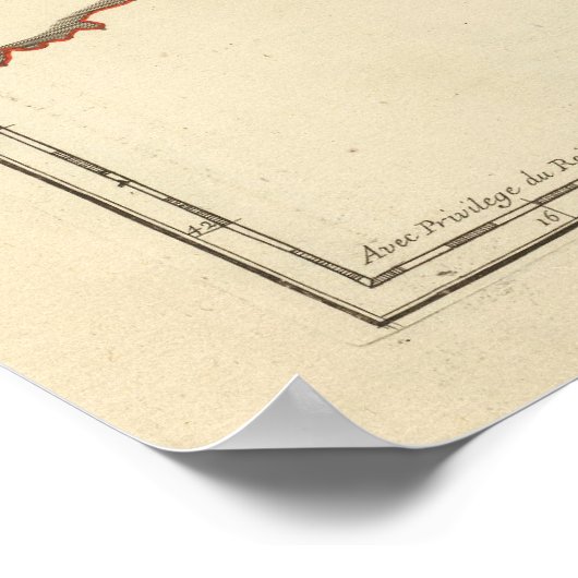 Deelsector Frankrijk Poster (Hoek)