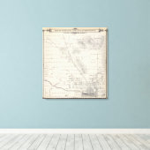 Deelsectoren Pioneer Land Co Canvas Afdruk (Insitu (Houten vloer))