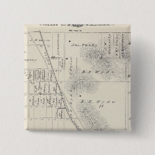 Deelsectoren Pioneer Land Co Vierkante Button 5,1 Cm